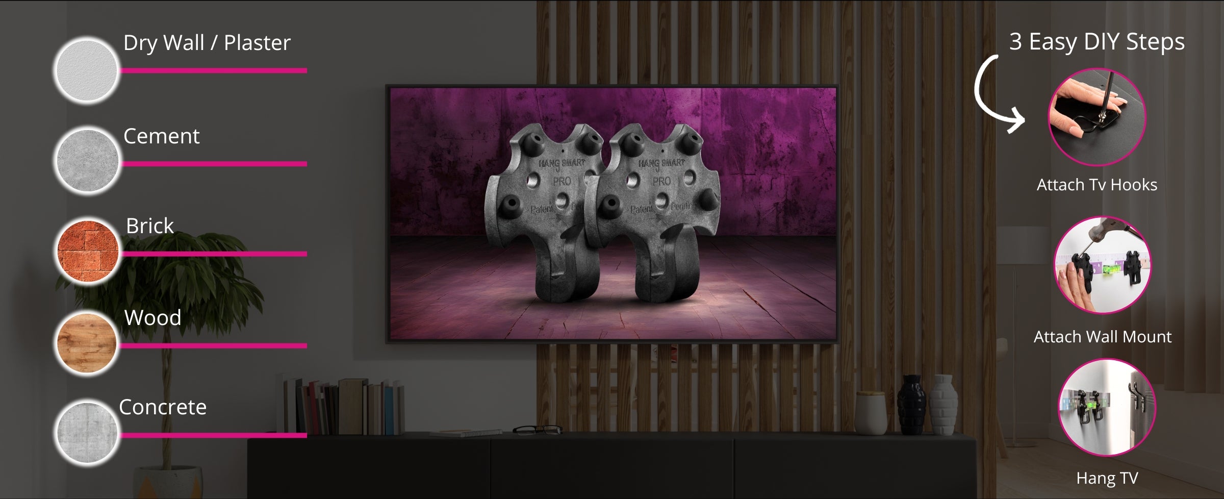 HangSmart Done In 3 Easy Steps
