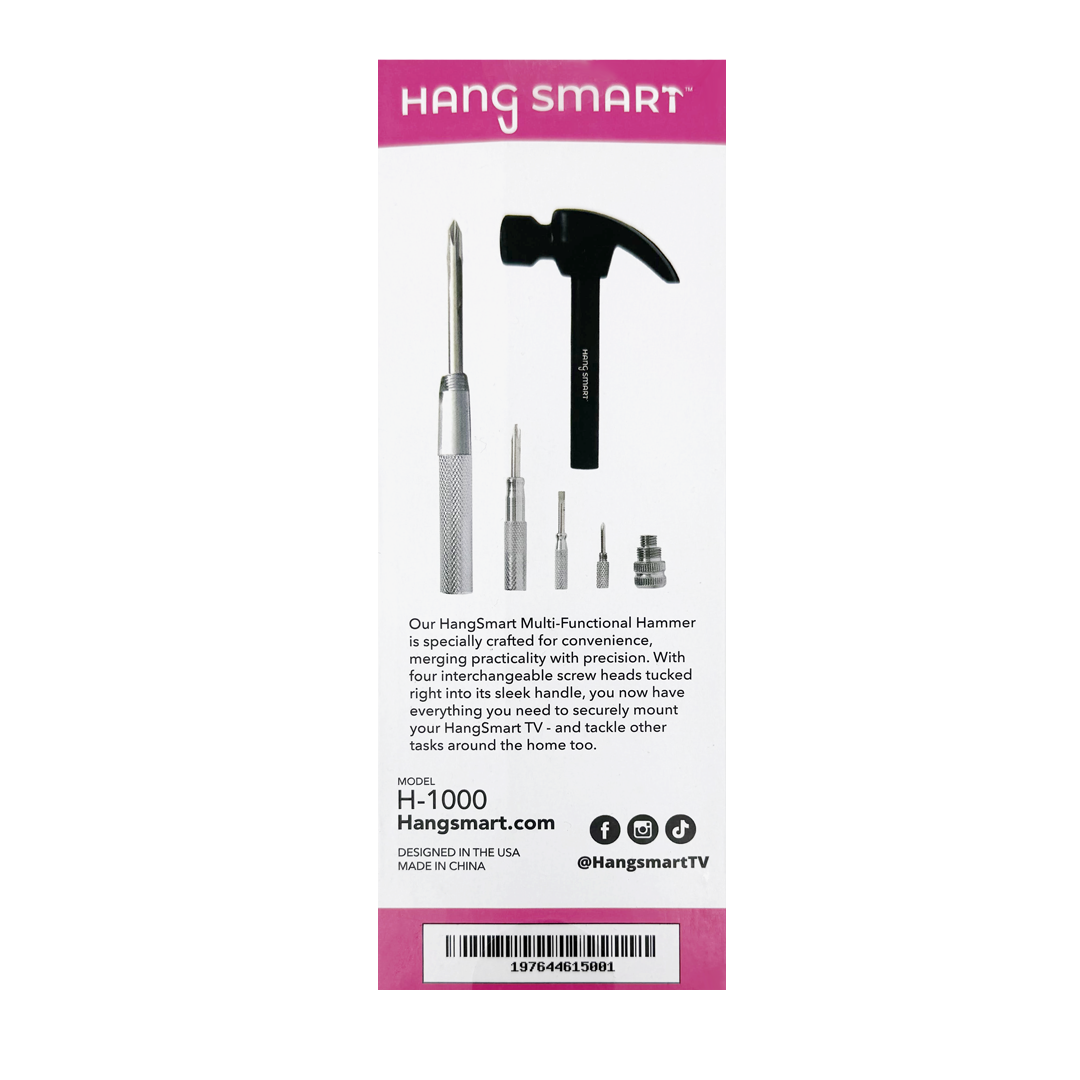 Hangsmart Multi functional Hammer No Tools Required Bundle