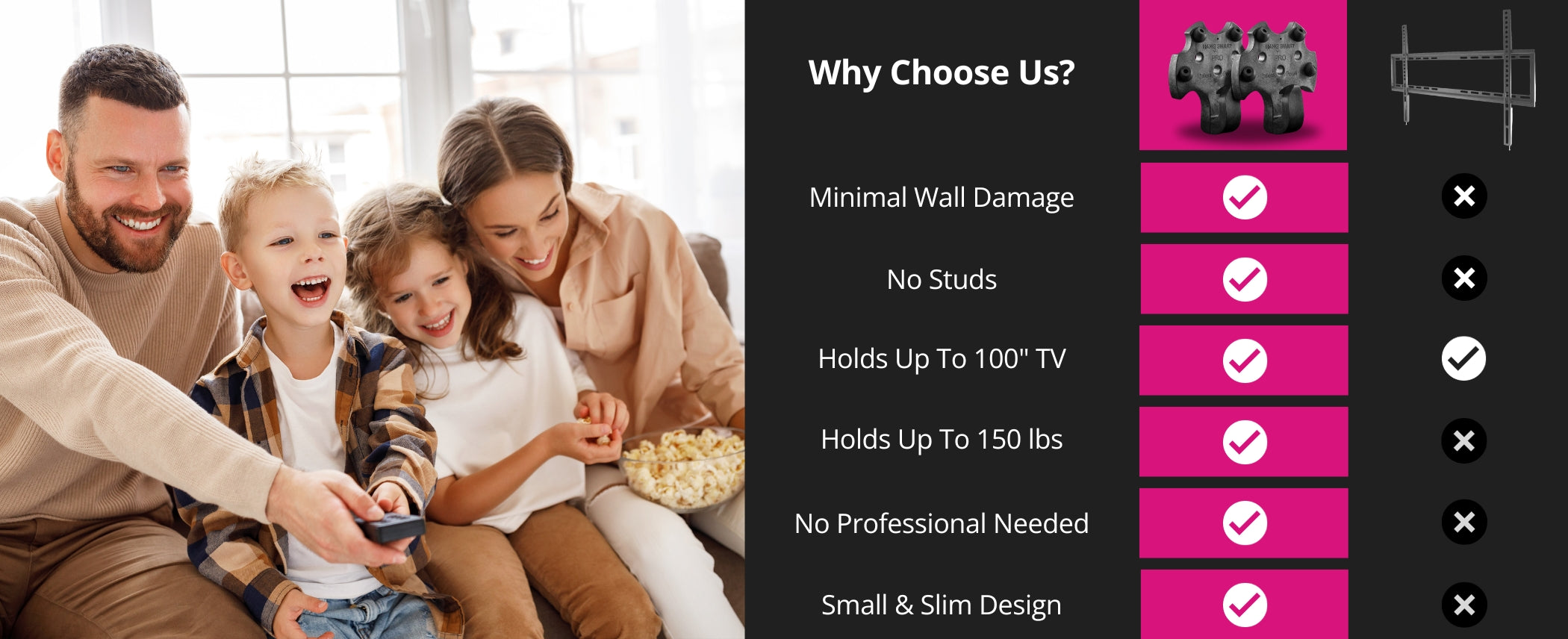 Why Choose Us HangSmart Comparison