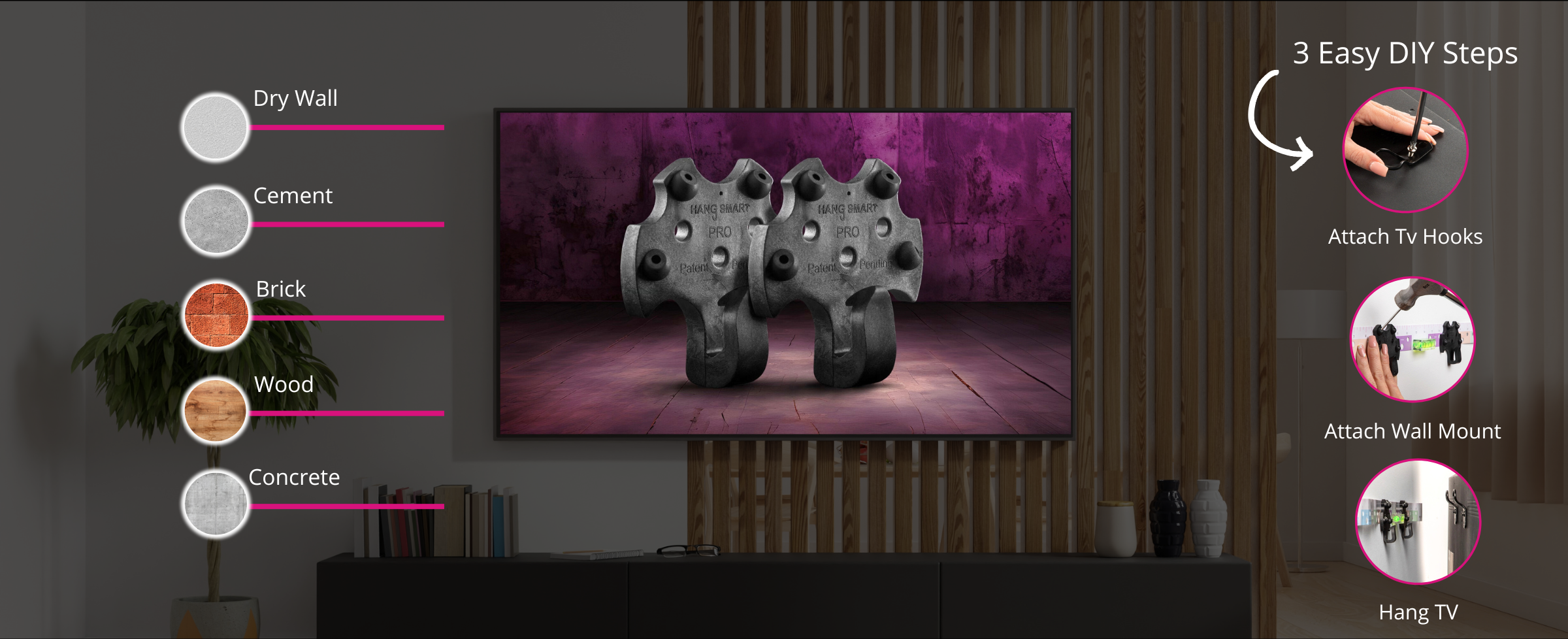 HangSmart Done In 3 Easy Steps