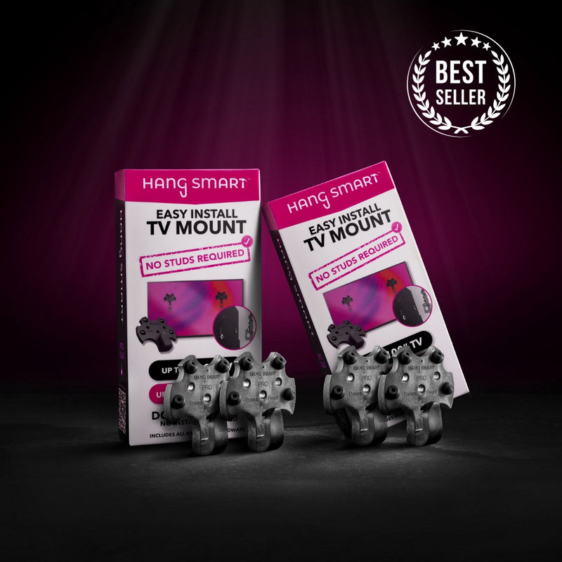 No Tools Required Bundle HangSmart TV Holiday Bundle of 2