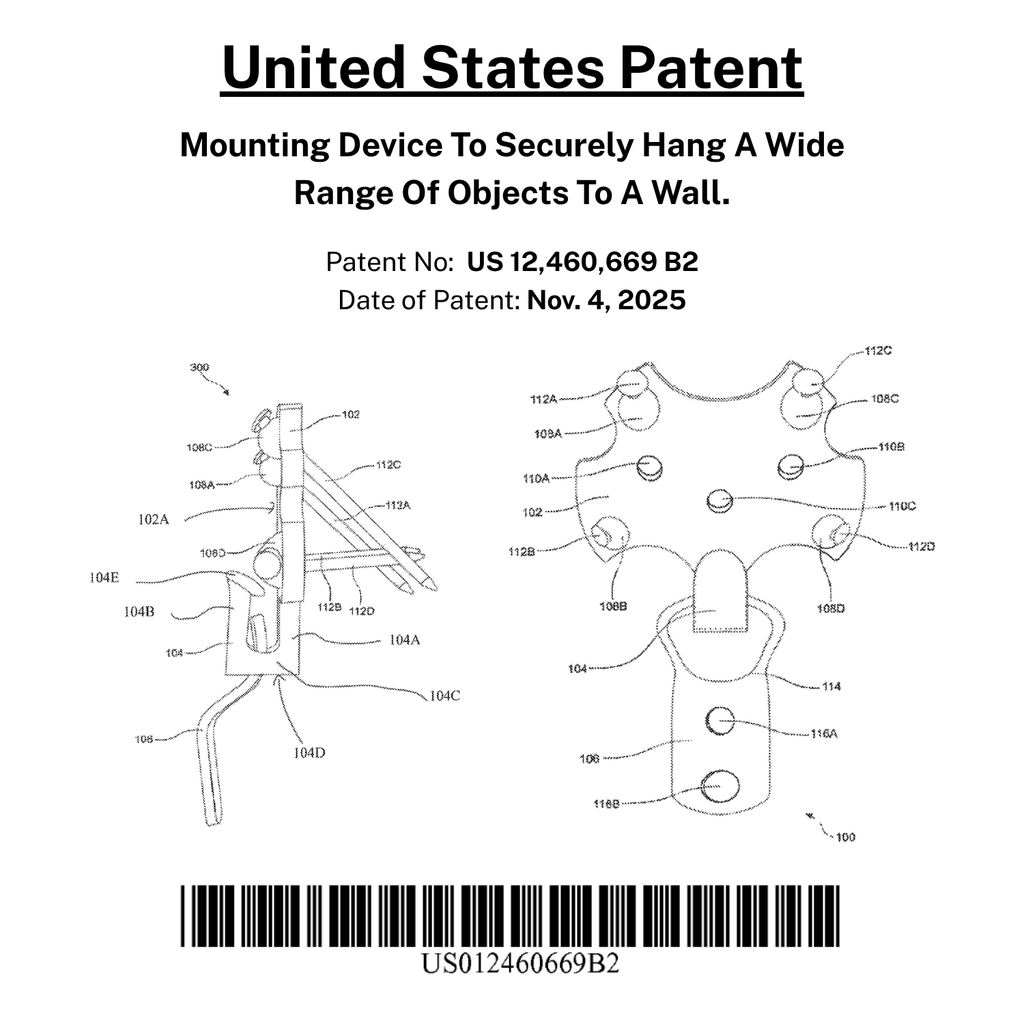 HangSmart US Utility Patent