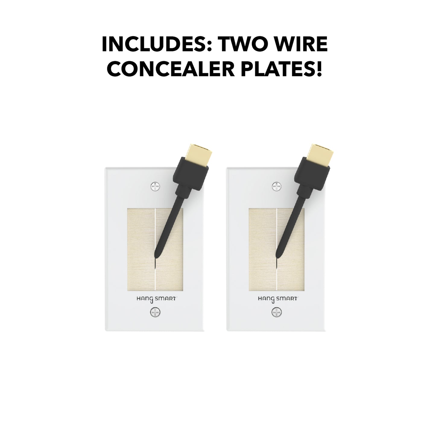 HangSmart diy wire concealer & cord hider for wire management Hang