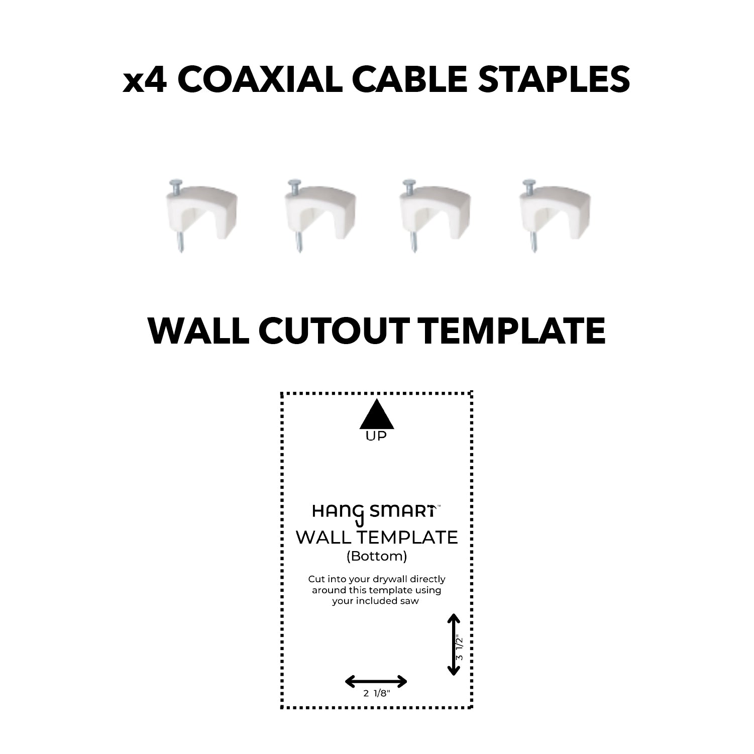 drywall cutout template image