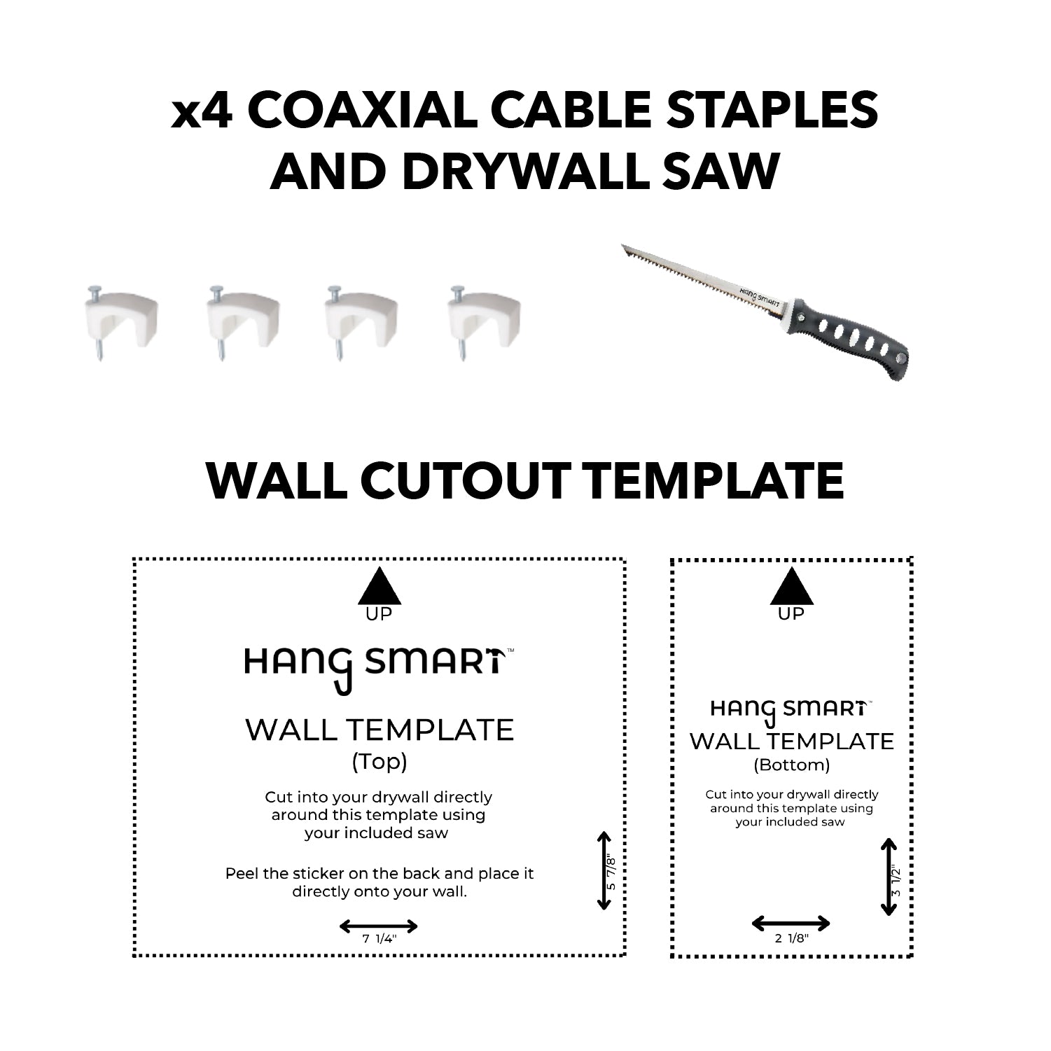 HangSmart diy wire concealer & cord hider for wire management