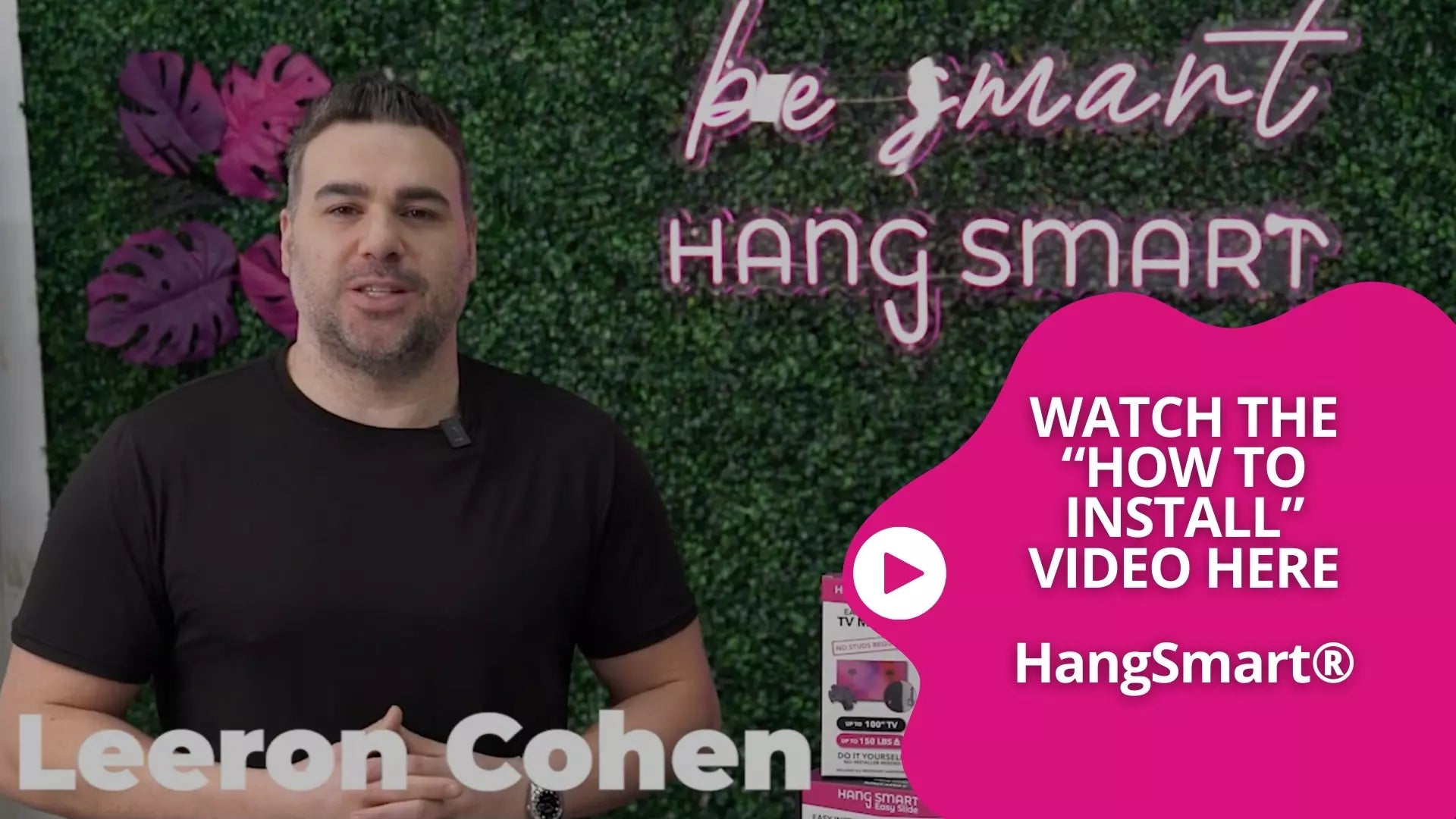 Load video: How to install the HangSmart TV Mount