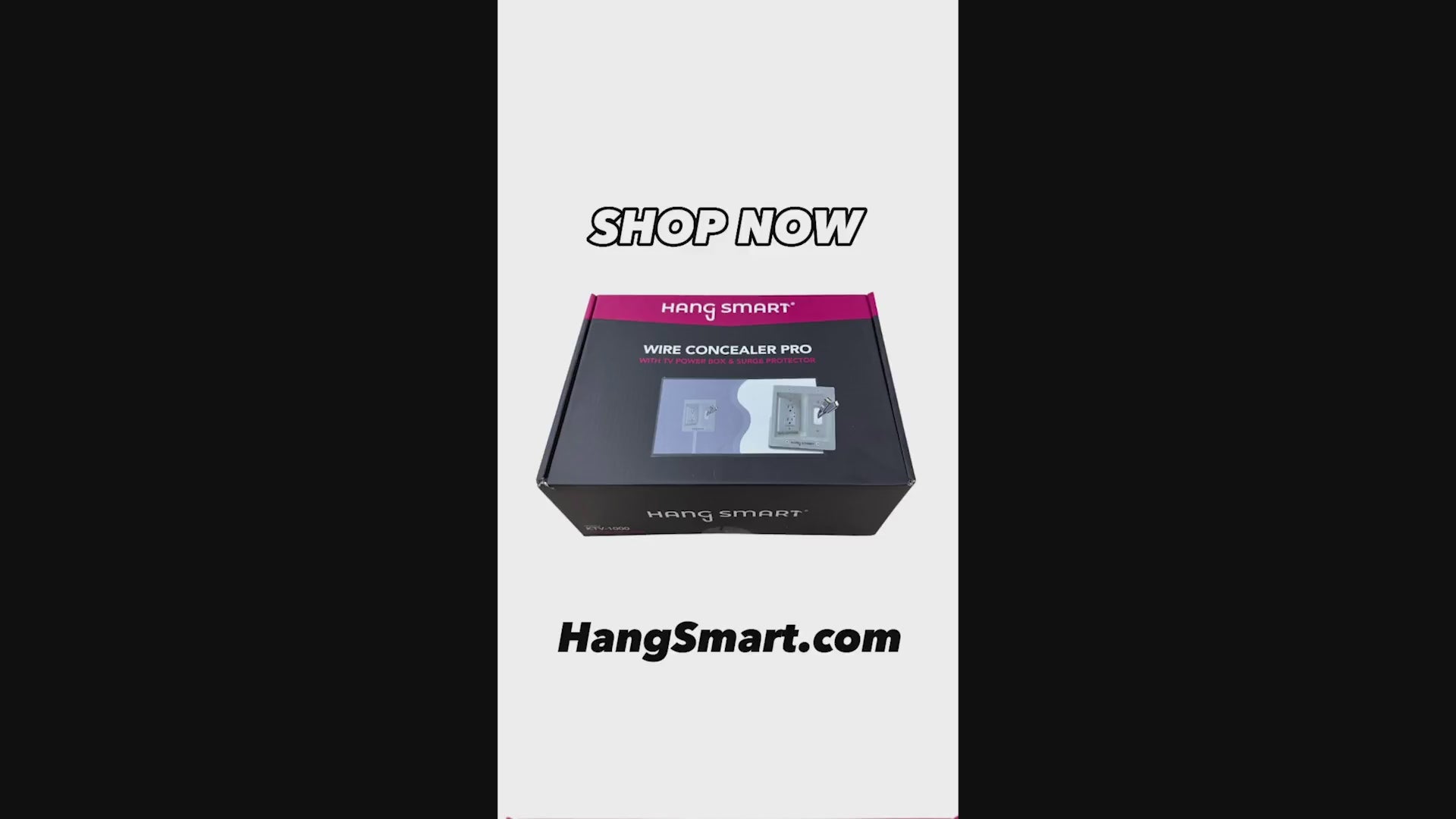 HangSmart DIY Wire Concealer Pro in wall cable management