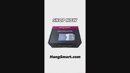 HangSmart DIY Wire Concealer Pro (with surge protected power box)